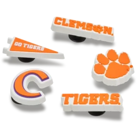 Clemson Univ 5-pack Jibbitz-berlocker