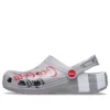 Coca-Cola x Crocs Crossover Light X utomhus-sandaler med platta skor, casual sport, unisex, grå