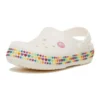 Crocband Gem Band-Clogs ”White Multi”