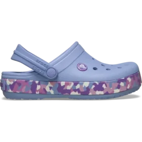 Crocband Glow Confetti Band-Clog för barn