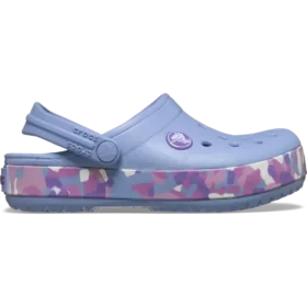 Crocband Glow Confetti Band-Clog för småbarn