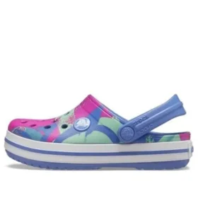 Crocband Graphic Clogs ”Blue Pink Green”