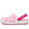 Crocband Logo Clogs ”Pink White”