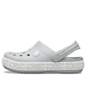 Crocband Logo Mania Clogs ”Grey Silver”