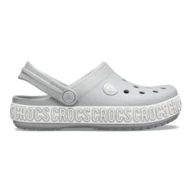 Crocband Logo Mania Clogs ”Grey Silver”
