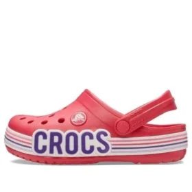 Crocband Logo Stripe Clogs ”Rödvit”