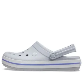 Crocband Lätta, slitstarka unisex-sandaler i grått
