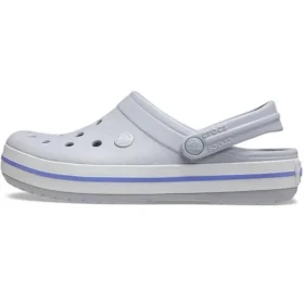 Crocband Lätta, slitstarka unisex-sandaler i grått
