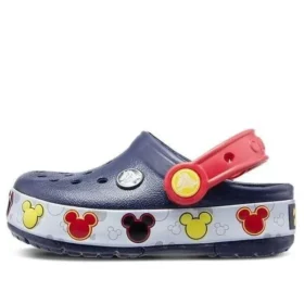 Crocband Mickey Fun Lab Lights Clogs ”Navy Red”