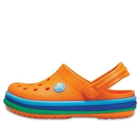 Crocband Rainbow Band-Clogs ”Orange Blue”