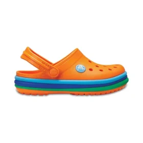Crocband Rainbow Band-Clogs ”Orange Blue”