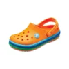 Crocband Rainbow Band-Clogs ”Orange Blue”
