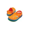 Crocband Rainbow Band-Clogs ”Orange Blue”