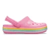 Crocband Rainbow Glitter Clogs ”Pink”