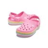 Crocband Rainbow Glitter Clogs ”Pink”