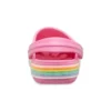 Crocband Rainbow Glitter Clogs ”Pink”
