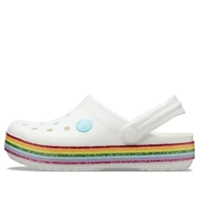 Crocband Rainbow-skor ”White Multi”