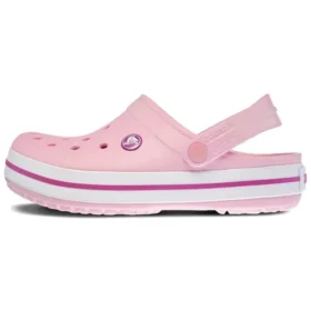Crocband-sandaler, unisex, rosa och lila