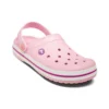 Crocband-sandaler, unisex, rosa och lila