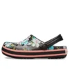 Crocband Seasonal Graphic Clogs ”Black White Pink”