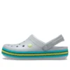 Crocband Zipper Band Clogs ”Grey Aqua”