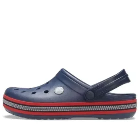 Crocband Zipper Band-Clogs ”Navy Red”