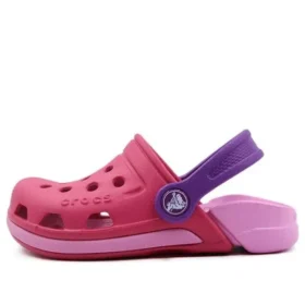 Crocs Classic Clog för barn – sportiga sandaler ”Röd Rosa Lila”