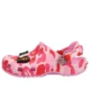 Crocs x A Bathing Ape Clog ”Carnation”