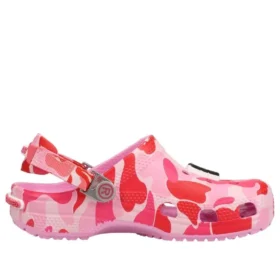 Crocs x A Bathing Ape Clog ”Carnation”