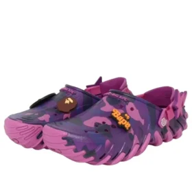 Crocs x BAPE Echo RO Clog ”Purple Camo”
