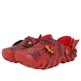 Crocs x BAPE Echo RO Clog ”Red Camo”