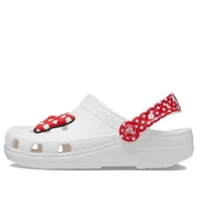 Crocs x Disney Minnie Mouse Classic Clogs ”White Red”