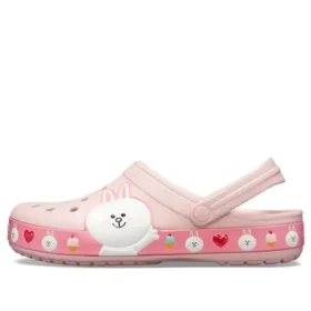 Crocs x Line Friends Beach Pink unisex-sandaler