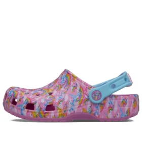 Crocs x Lisa Frank Classic Clogs ”Pink Blue”
