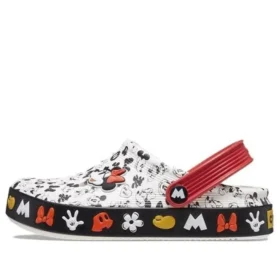 Crocs x Mickey Off Court Clogs ”White Black Red”