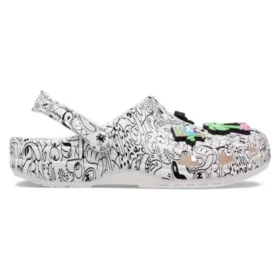 Crocs x Steven Harrington Classic Clogs ”Quickstrike – Vit Svart”