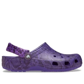 Crocs x Stray Rats Classic Clog ”Ultraviolet Snakeskin”