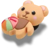 Cutie Beach Bear Jibbitz™-berlocker