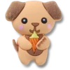 Cutie Ice Cream Puppy Jibbitz™-berlocker