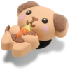 Cutie Ice Cream Puppy Jibbitz™-berlocker