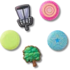 Disc Golf 5-pack Jibbitz™-berlocker