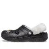 Disco Classic Lined Disco Glitter Clogs ”Svart Vit”