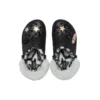 Disco Classic Lined Disco Glitter Clogs ”Svart Vit”