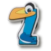 Disney-karaktär bokstaven Z Jibbitz™-berlocker