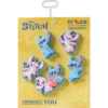 Disney Stitch & Angel 5-pack Jibbitz-skoberlocker Disney Stitch & Angel 5-pack Jibbitz-skoberlocker