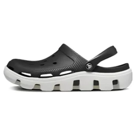 Duet strandsandaler svart vit