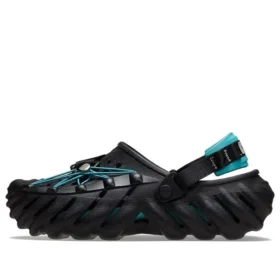 Echo Reflective Laces Clog ”Black Teal”