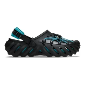 Echo Reflective Laces Clog ”Black Teal”