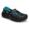 Echo Reflective Laces Clog ”Black Teal”