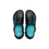 Echo Reflective Laces Clog ”Black Teal”